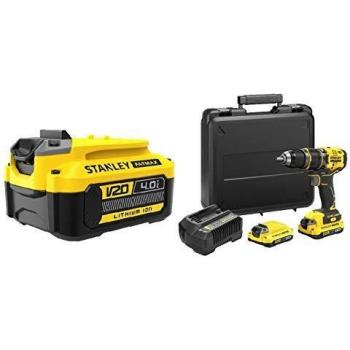 STANLEY CPROF629 Kit: Taladro Percutor BRUSHLESS + Batería V20 4Ah Extra