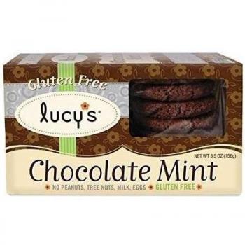 Sin Gluten Galletas de chocolate de menta 156g del Dr. Lucy