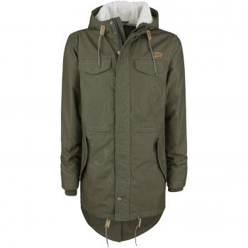 Brandit Marsh Lake Olive Teddy Parka for Men - Sizes S to XXL
