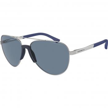 Emporio Armani EA2059 Polarized Men's Sunglasses Silver 61mm