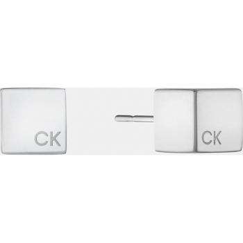 Pendientes cuadrados de acero Calvin Klein 35000245