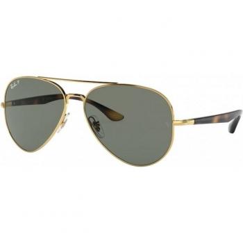 Ray-Ban RB3675 001/58 Arista/Green Polarised Sunglasses
