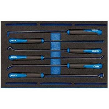 Draper 63494 Long Reach Hook and Pick 6 Piece Set in 1/4 Drawer Eva Insert Tray