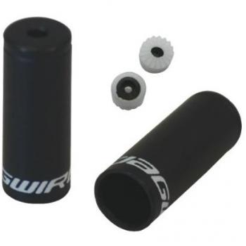 Jagwire 4mm Alloy Shift Cable End Caps - Black - Pack of 50