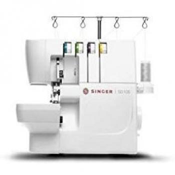 Máquina de Coser Singer S0105 - Modelo Overlock Eléctrico con Luz LED y 15 Programas