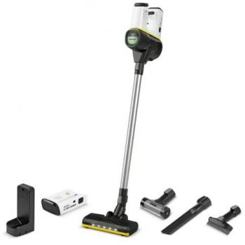 Aspiradora Escoba KARCHER VC 6 Cordless Premium 250W Sin Cable Amarillo Blanco Negro Plateado