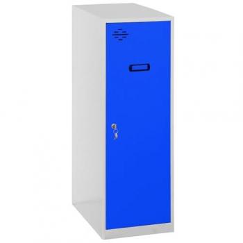 Taquilla metálica Simonlocker Mon. Single Mini 915x300x500 mm Gris/Azul, Metal
