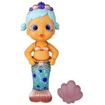 Bloopies Sirenas Lovely Muñeca sirena que lanza Agua y hace Burbujas, Juguete de baño para +18 meses