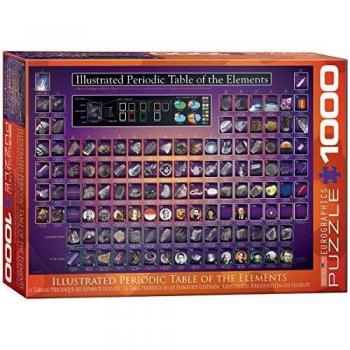 Illustrated Periodic Table of the Elements Puzzle - 1000 Pieces
