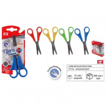 TIJERA ESCOLAR 13CM BLISTER