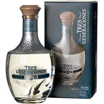 Tequila Sauza Tres Generaciones Plata Triple Destilado 0,7 L