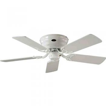Unbekannt - Ventilador de Techo, Piso 103-iii We ala Laca Blanca/Gris Claro