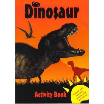 Dinosaur Activity Book Red