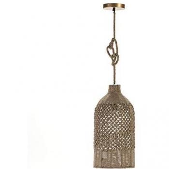 Lámpara de Techo Baltra de Cuerda Natural Marrón