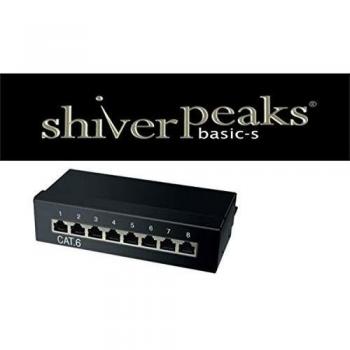 Panel de parche Cat.6 blindado SHIVERPEAKS S-Conn BS75059, 8 puertos