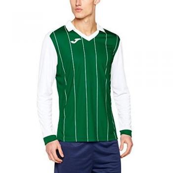 Joma Grada Camiseta de Juego Manga Larga, Hombre, Verde/Blanco, 6XS-5XS