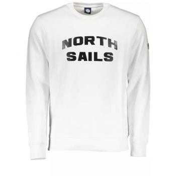 Sudadera de manga larga y cuello redondo blanca para hombre North Sails 9024170 Talla M