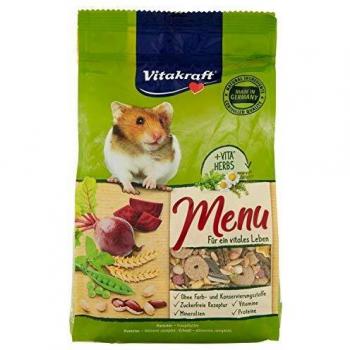Vitakraft Menu Premium Hamsters en bolsita Fraîcheur 400 g –  – Juego de 3