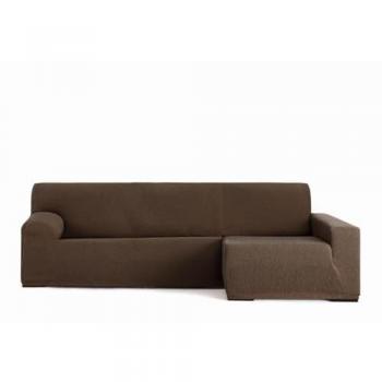 Funda para chaise longue de brazo largo derecho Eysa TROYA Marrón 170 x 110 x 310 cm