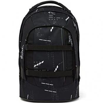 Satch Pack Ninja Matrix Ergonomic School Backpack 30L Reflective Black/Grey