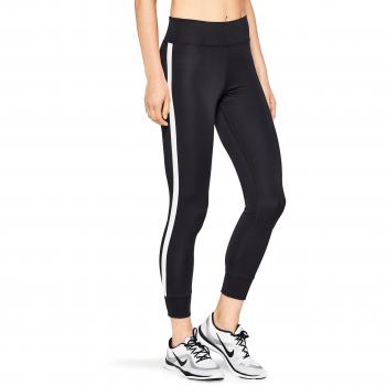 Amazon Essentials Leggings Deportivos 7/8 con Raya Lateral Mujer, Negro, 40