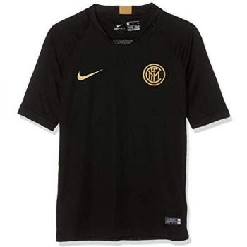 Nike Inter Y Nk BRT Strk Top SS Camiseta, Unisex niños, Black/Black/Truly Gold, XS