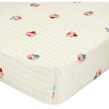 Bajera Infantil Piggys 100% Algodón Multicolor, Cama 90 (90x200 cm), Calidad 150 TC, Fabricado en España