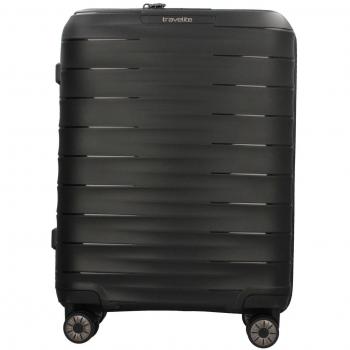 Travelite Mooby S Black Cabin Trolley 55 cm with 4 Wheels