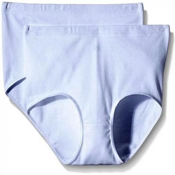 Trigema Damen Taillen-Slip 100% Bio Doppelpack Braguita, Blanco