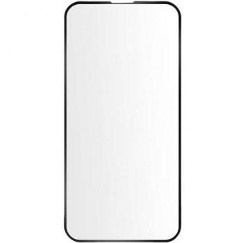 Akashi ALTSCRIP13GLASS Protector de Pantalla para iPhone 13 / 13 Pro, Cristal Templado 9H, Transparente con Borde Biselado Negro