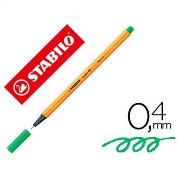 Rotulador Stabilo Point 88 Esmeralda Claro 0.4mm