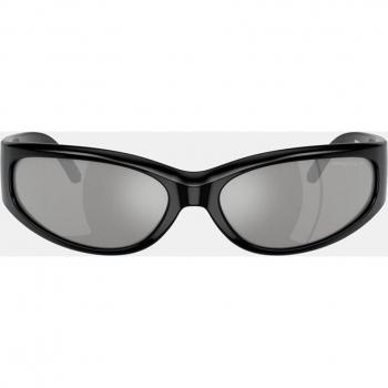 Arnette Oval Unisex Recycled Black Silver An4302 Catfish - One Size