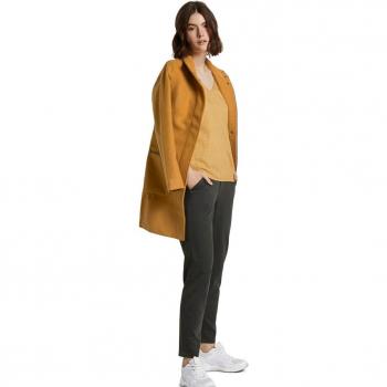 Pantalón recto de mujer relaxed con cintura elástica