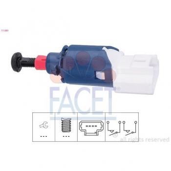 FACET Conmutador, accionamiento embrague (gestión motor) para RENAULT: Kangoo, Laguna, Master, Latitude & MERCEDES-BENZ: Citan (Ref: 7.1290)