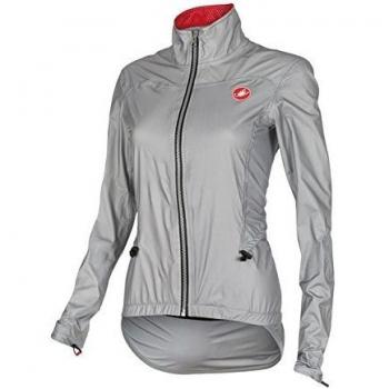 Castelli - Donnina Rain Jacket, color gris, talla S