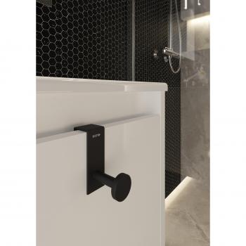 Bath+ by Cosmic Stick Colgador, Metal, Negro-Mate