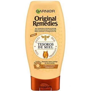 Garnier Original Remedies Acondicionador Reconstituyente Tesoros de Miel, para Pelo Seco o Dañado, Quebradizo - 250 ml