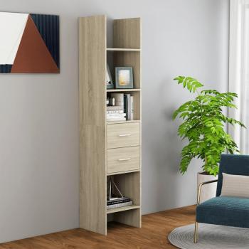 Estantería Librería Sonoma Oak 40x35x180 cm Madera multicapa color roble Marrón