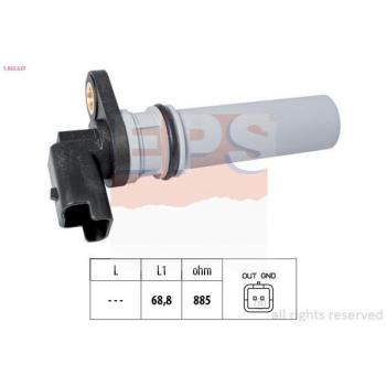 Sensor de posición del cigüeñal EPS 1.953.537, sensor de revoluciones para control del motor, compatible con FACET 9.0537