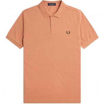 Fred Perry Men's Orange Short Sleeve Piqué Cotton Polo Shirt