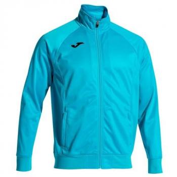 Chaqueta de fútbol Joma Gala hombre turquesa flúor, adaptable y resistente
