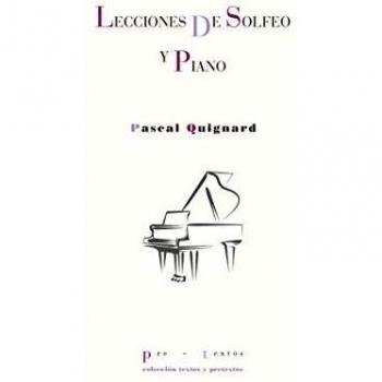 Lecciones de solfeo y piano: 1661