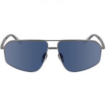Calvin Klein CK23126S Stylish Unisex Sunglasses in Light Gunmetal Charcoal Black, Size 59 MM