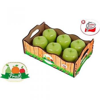Palau Caja Madera con 6 Manzanas 24,5 X 15,5 X 9 CM