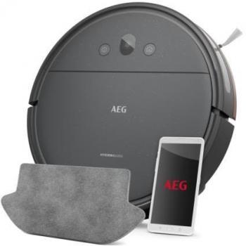 AEG Robot Aspirador Serie 6000 Hygienic AR61UW1DG con Giroscopio, Cámara y Batería de 14.4V con Autonomía de 120 Minutos