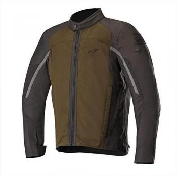 Alpinestars Chaqueta moto Spartan Jacket Teak Black, Marrón/Negro, L
