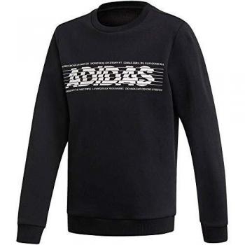 adidas Yb SID BR Crew2 Sudadera, Unisex niños, Negro/Blanco, 140