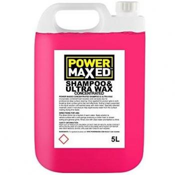 Power Maxed CSUW5000 - Champú con cera para coches, concentrado, 5 l