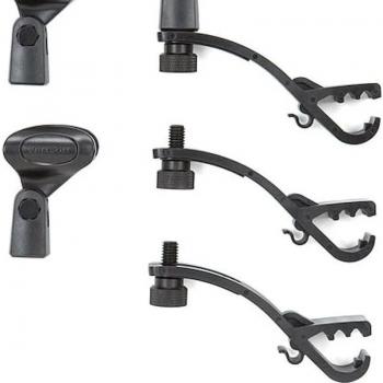 Samson DMC200 Tension-Mounted Rim Drum Microphone Clip, 3-Pack
