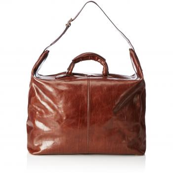 The Bridge Story Viaggio Leather Weekender Travel Bag 50 cm Brown